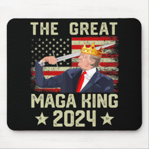 Großer MAGA King Trump Biden Politische Ultra-Mega Mousepad