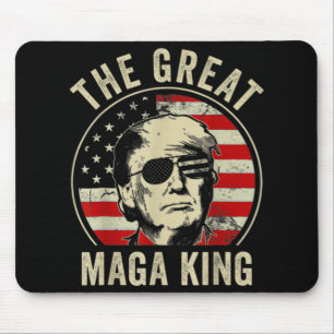 Großer MAGA King Trump Biden Politische Ultra-Mega Mousepad