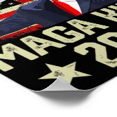 Großer MAGA King Trump Biden Politische Ultra-Mega Poster (Ecke)