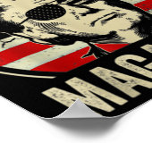 Großer MAGA King Trump Biden Politische Ultra-Mega Poster (Ecke)