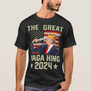 Großer MAGA King Trump Biden Politische Ultra-Mega T-Shirt