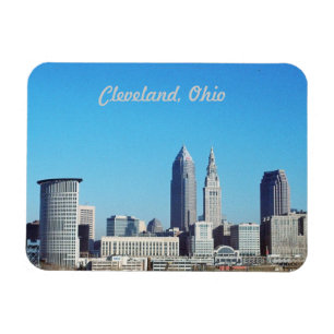 Großer Magnet blauer Himmel-Clevelands OH-