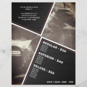 Grosser, moderner geometrischer Flyer (Hinten)