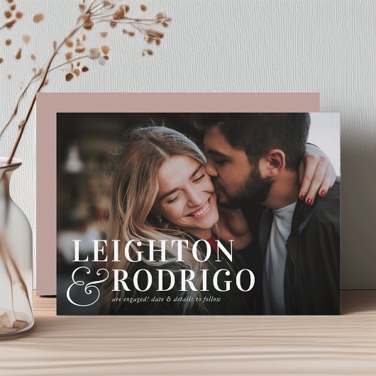 Großer Moment | VERLOBUNG FOTO Ankündigung