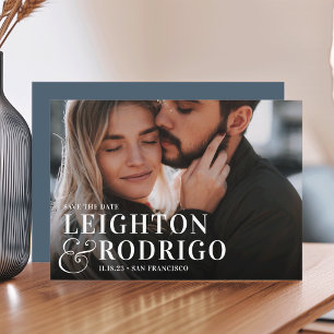 Großer Moment   Vollständiges Foto Save The Date