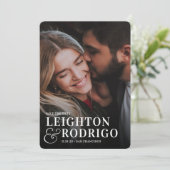 Großer Moment | Vollständiges vertikales Foto Save The Date (Stehend Vorderseite)