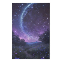 Großer Mond 🌕 Magische Sternennacht