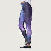 Großer Mond 🌕 Magische Sternennacht Leggings (Links)