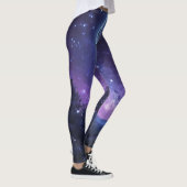 Großer Mond 🌕 Magische Sternennacht Leggings (Rechts)