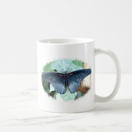 Großer Mormone-Tropischer Schmetterling Kaffeetasse (Rechts)