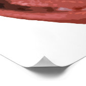 großer Mund2 Poster (Ecke)