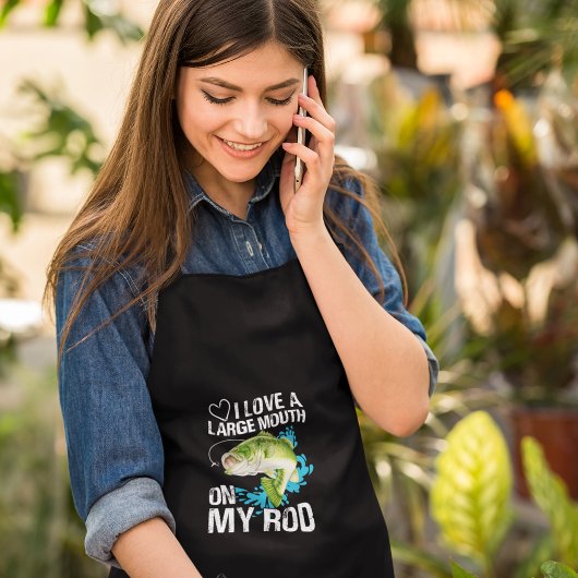 Großer Mund auf meinem Rad lange Schürze