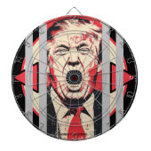 Großer Mund hinter Gittern Dartscheibe (vorne)