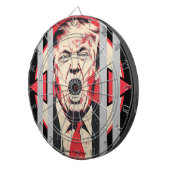 Großer Mund hinter Gittern Dartscheibe (Vorderseite rechts)