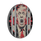 Großer Mund hinter Gittern Dartscheibe (Vorderseite Links)