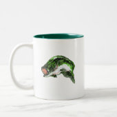 Großer Mundbarsch Zweifarbige Tasse (Links)