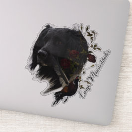 Großer Munsterlander mit Fasan Aufkleber