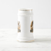 Großer Münsterländer mit Fasan Bierglas (Mittel)