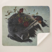 Großer Munsterlander mit Fasan Sherpadecke (Vorderseite (Horizontal))