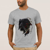 Großer Munsterlander mit Fasan T-Shirt (Vorderseite)