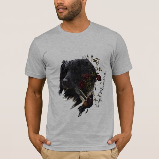 Großer Munsterlander mit Fasan T-Shirt (Vorderseite)