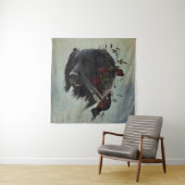 Großer Munsterlander mit Fasan Wandteppich (Beispiel)