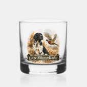 Großer Münsterländer mit Fasan Whiskyglas (Rückseite)