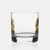 Großer Münsterländer mit Fasan Whiskyglas (Links)