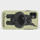 Großer NaseSchnauzer Case-Mate iPhone Hülle (Rückseite (Horizontal))