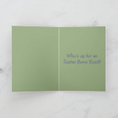 Großer NaseScottie Ostern Feiertagskarte (Innenseite)