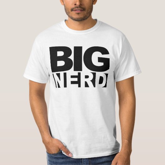 GROSSER NERD T-Shirt (Vorderseite)