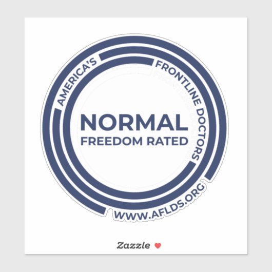 Großer NORMAL-Aufkleber für Unternehmen AFLDS Aufkleber (Blatt)