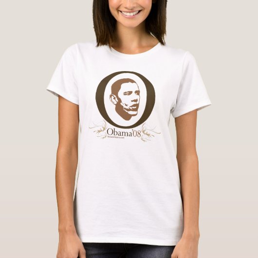 Großer O T - Shirt Obama (Vorderseite)