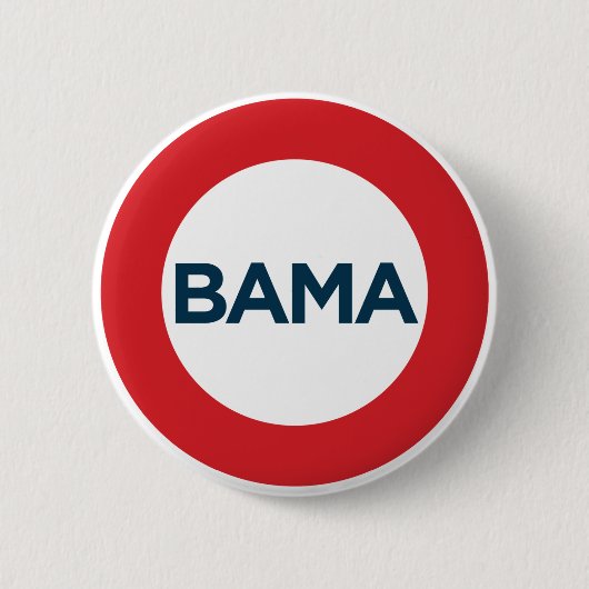 Großer Obama-Knopf Button (Vorderseite)