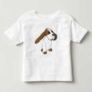 Großer ohriger Dachshund-Hund Kleinkind T-shirt