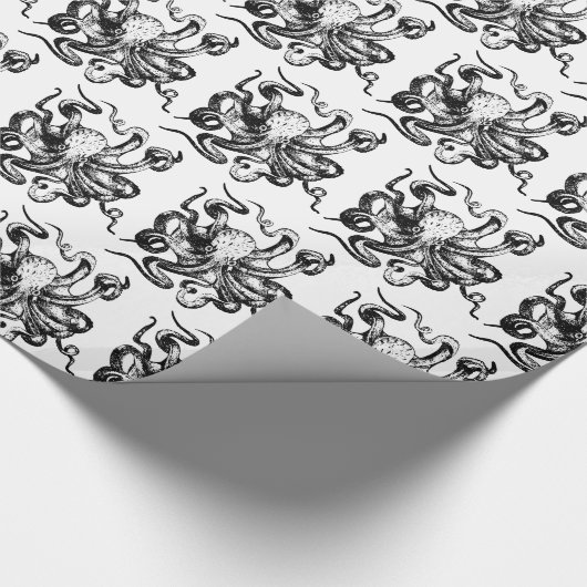 Großer Oktopus Thunder_Cove Geschenkpapier (Ecke)
