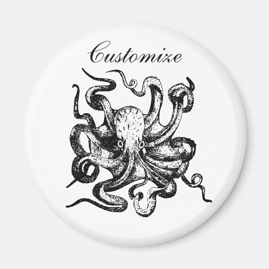 Großer Oktopus Thunder_Cove Magnet (Vorne)