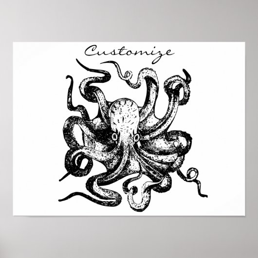 Großer Oktopus Thunder_Cove Poster (Vorne)