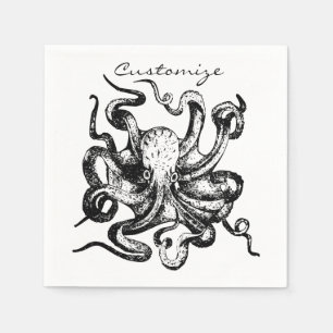 Großer Oktopus Thunder_Cove Serviette
