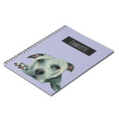 Großer Ol Kopf - der Hund, der | malt, addieren Notizblock (Linke Seite)