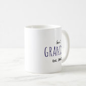 Großer Opa Est. 20XX Großartige Geschenkidee Kaffeetasse (VorderseiteRechts)