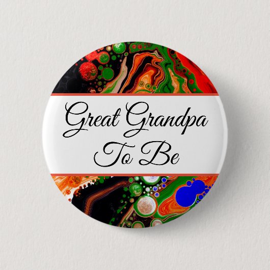 Großer Opa | Kinderdusche Button (Vorderseite)