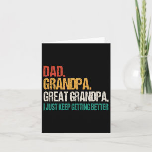 Großer Opa-Vatertag für Großvater Karte