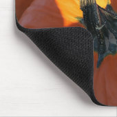 Großer Oranger Kürbis Mousepad (Ecke)