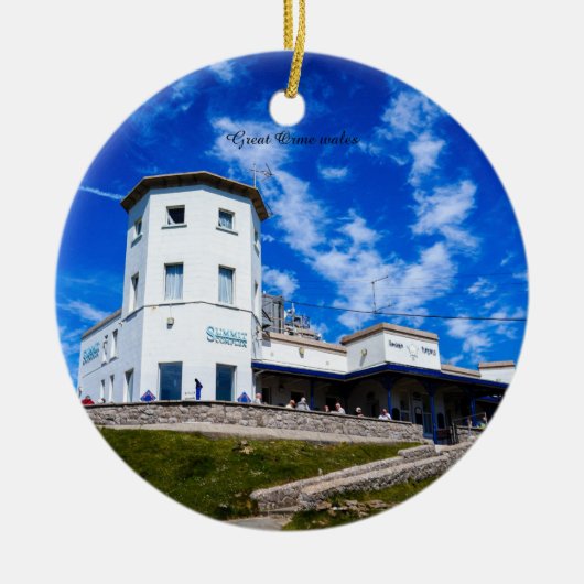 Großer Orme geht. Keramikornament (Vorne)