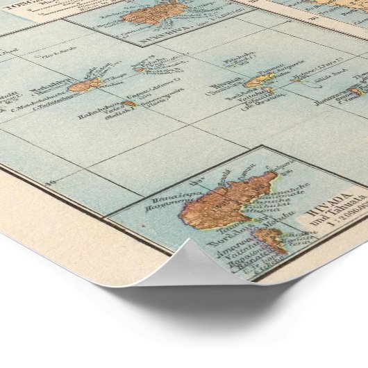 Großer Ozean Poster (Ecke)