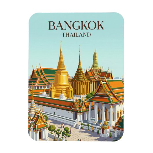 Großer Palast Thailand Magnet (Vertikal)