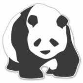 Großer Panda-Aufkleber Aufkleber (Vorderseite)
