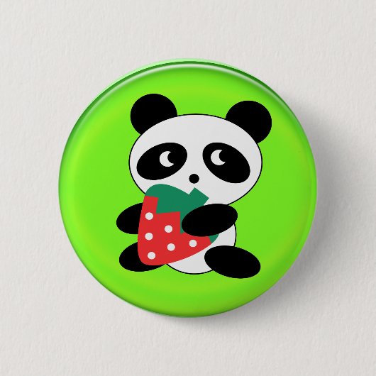Großer Panda Button (Vorderseite)