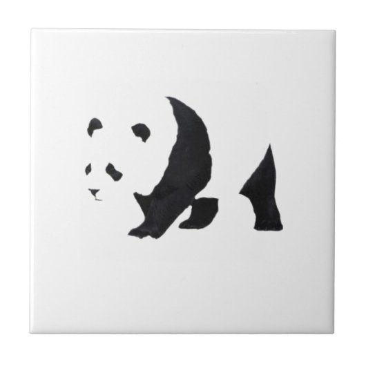 Großer Panda Fliese (Vorderseite)